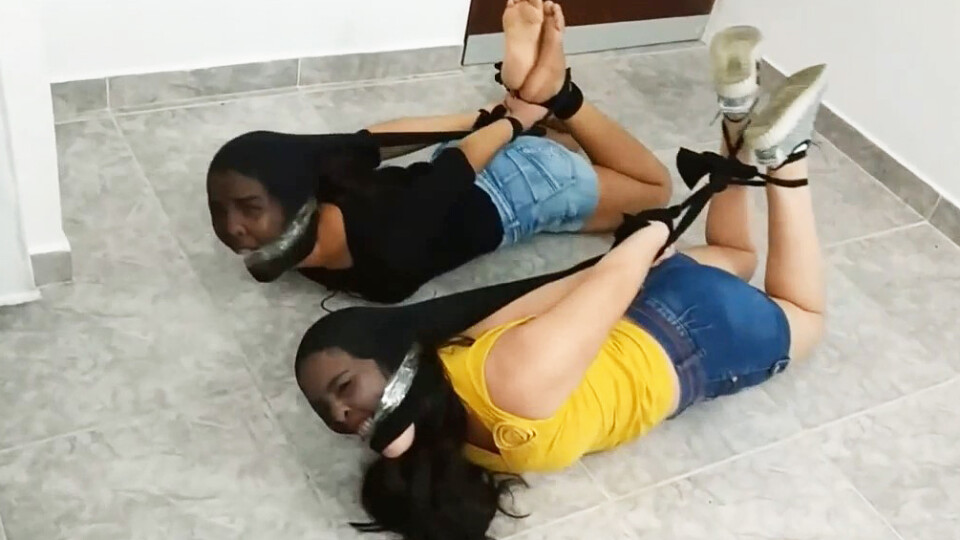 Step-Mother And Step-Daughters In Their Very First Bondage Debut Video!