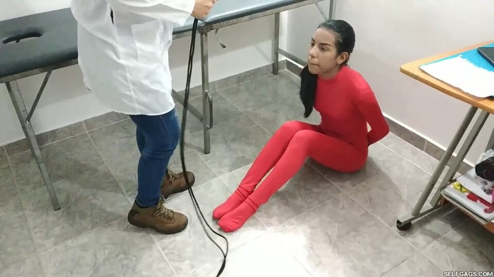 My Psychiatrist Left Me Strictly Hogtied And Gagged In Her Clinic!!!
