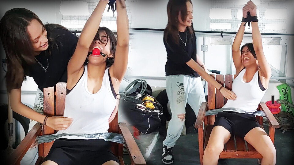 Merciless REVENGE Bondage Tickling in the Attic