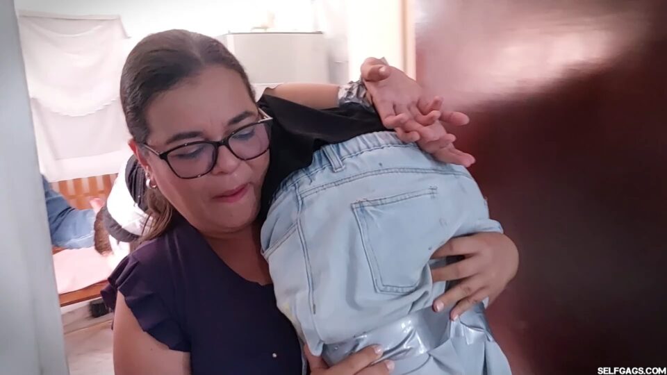 18-Year-Old Maia’s First Time: Taped & Trained by Stepmom & Mistress — gallery-4