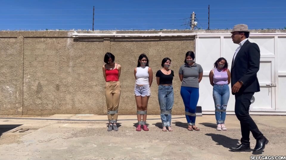 6 Women Compete in Rich Mans Outdoor Bondage Contest — gallery-4