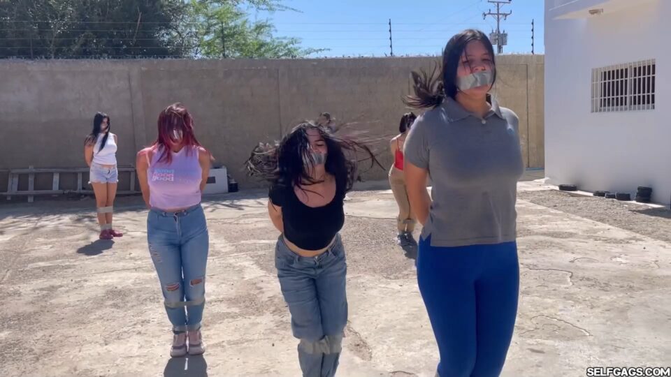 6 Women Compete in Rich Mans Outdoor Bondage Contest — gallery-5