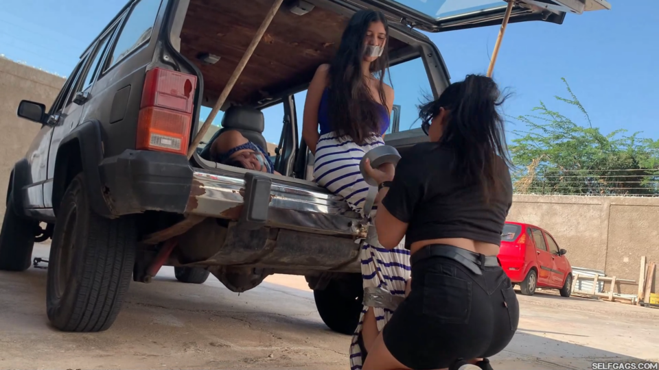 9 Sexy College Girls Bound And Stowed In The Truck! — gallery-2