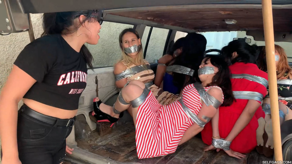9 Sexy College Girls Bound And Stowed In The Truck! — gallery-5