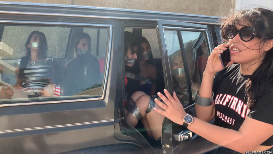 9 Sexy College Girls Bound And Stowed In The Truck! — gallery-8