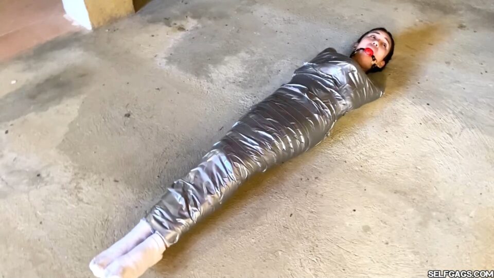 Angry and Gagged – Barby Trapped in a Duct Tape Mummification Fantasy — gallery-2