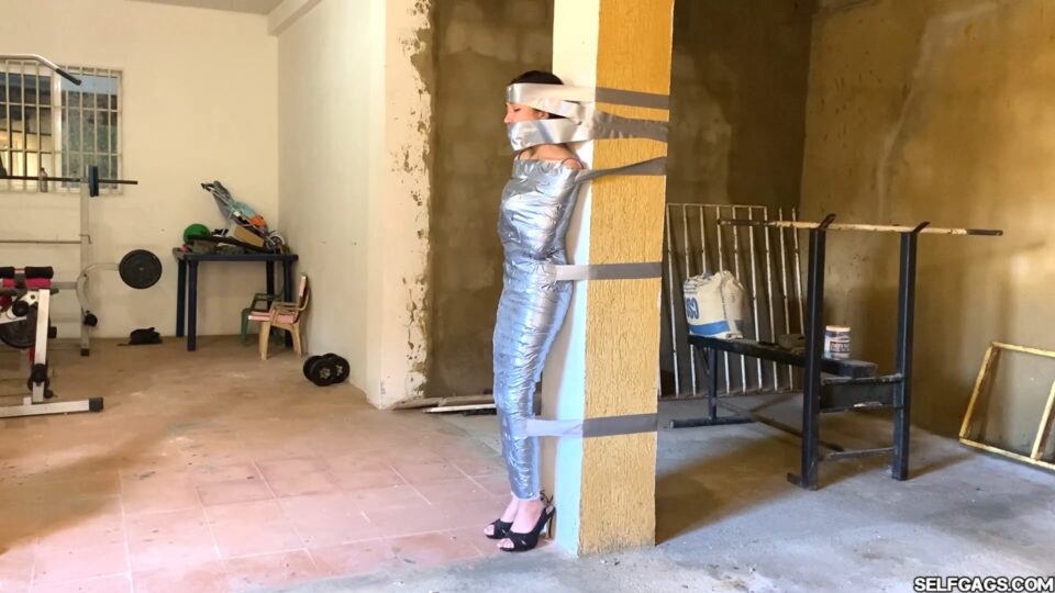 Angry and Gagged – Barby Trapped in a Duct Tape Mummification Fantasy — gallery-6