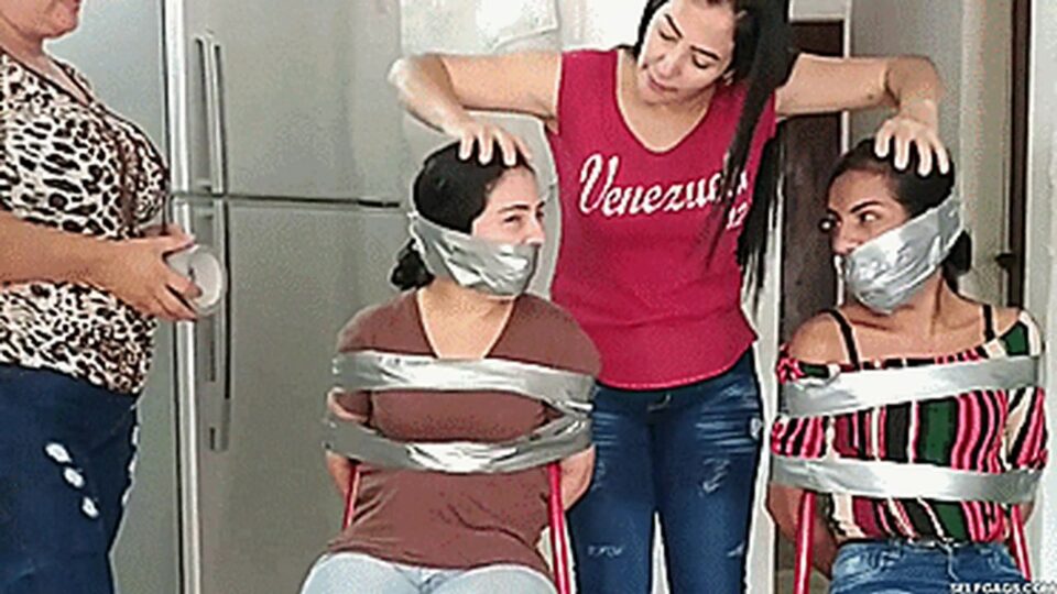 Arguing Stepsisters Effectively Gagged By Stepmom And Her Best Friend! — gallery-4