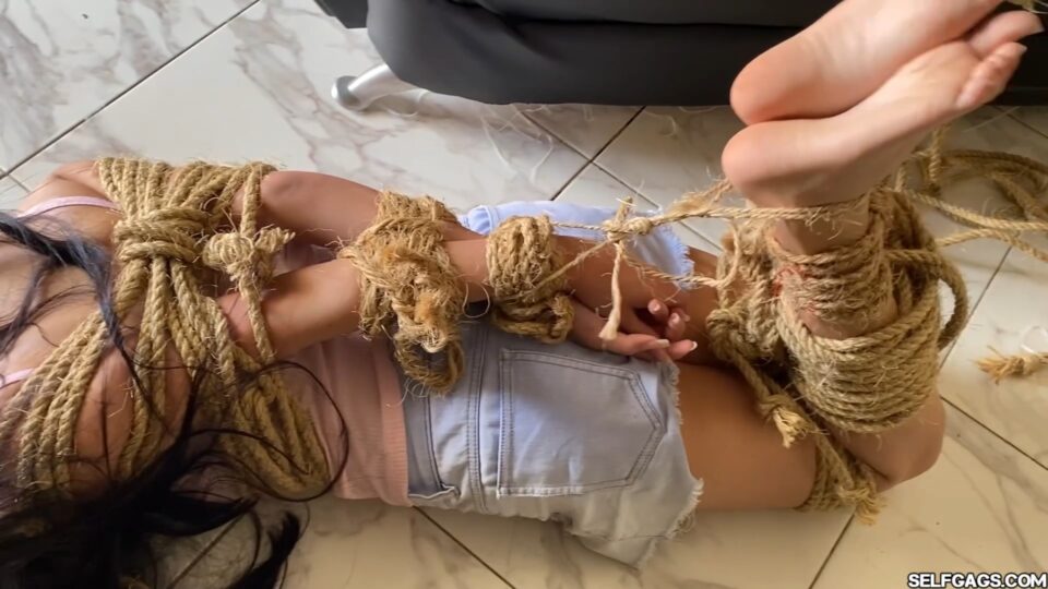 Babysitter’s Rope Game: 18-Year-Old Barby Tied, Gagged, and Helpless — gallery-7