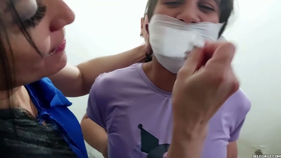 Bad Girl Jasmin Frogtaped & Gagged by Two MILFs — gallery-2