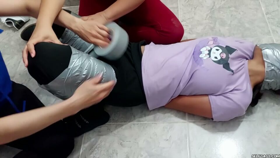 Bad Girl Jasmin Frogtaped & Gagged by Two MILFs — gallery-5