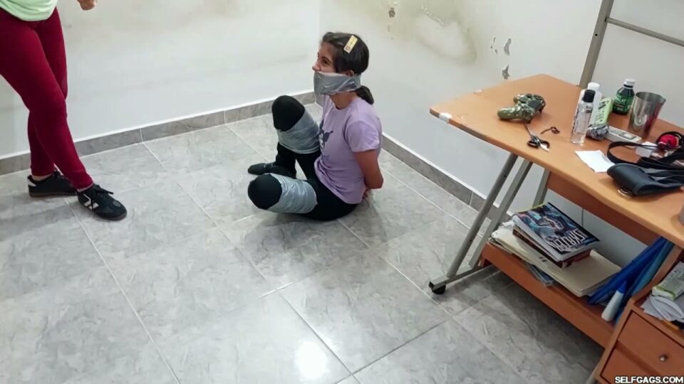 Bad Girl Jasmin Frogtaped & Gagged by Two MILFs — gallery-6
