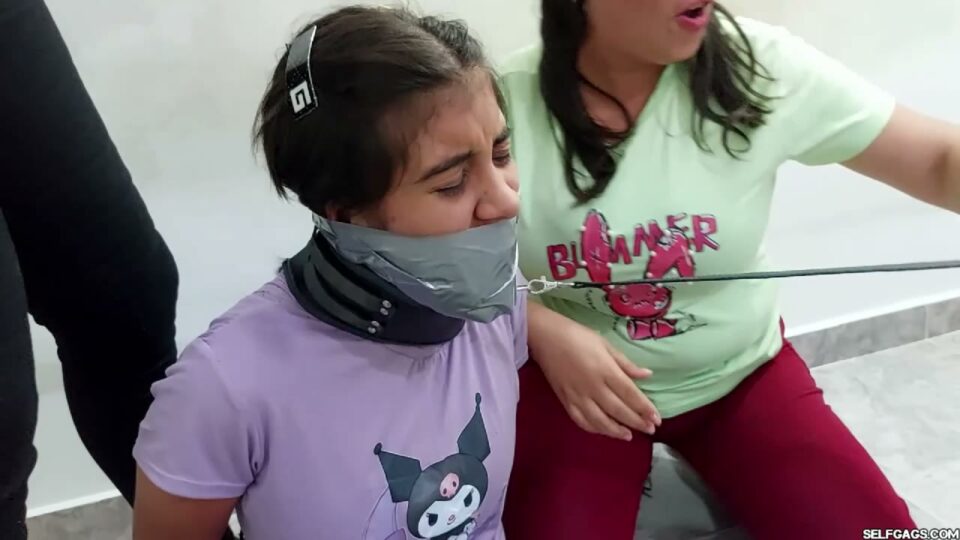 Bad Girl Jasmin Frogtaped & Gagged by Two MILFs — gallery-8