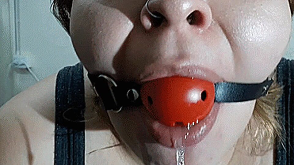 Ball Gagged And DROOLING! — gallery-8