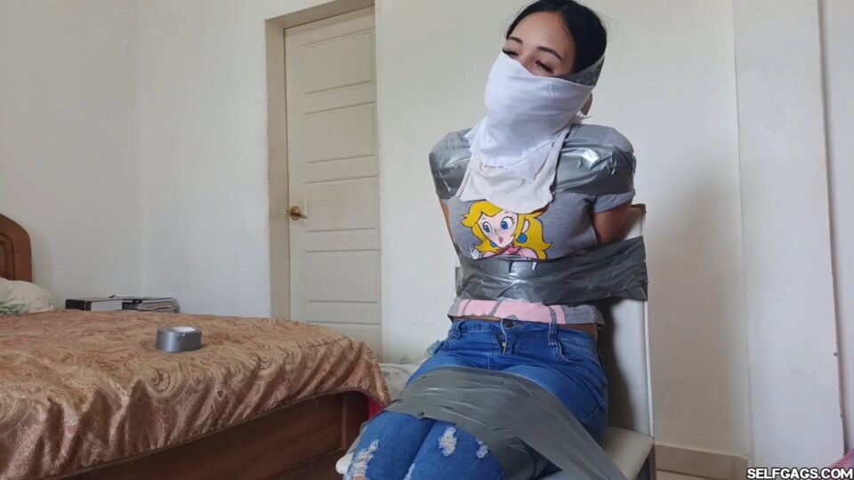 Barby Wants Tighter Bondage: Wrapped in Rope and Duct Tape by Dominatrix Lau — gallery-8