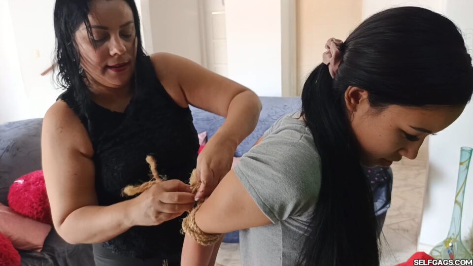 Barby Wants Tighter Bondage: Wrapped in Rope and Duct Tape by Dominatrix Lau — poster