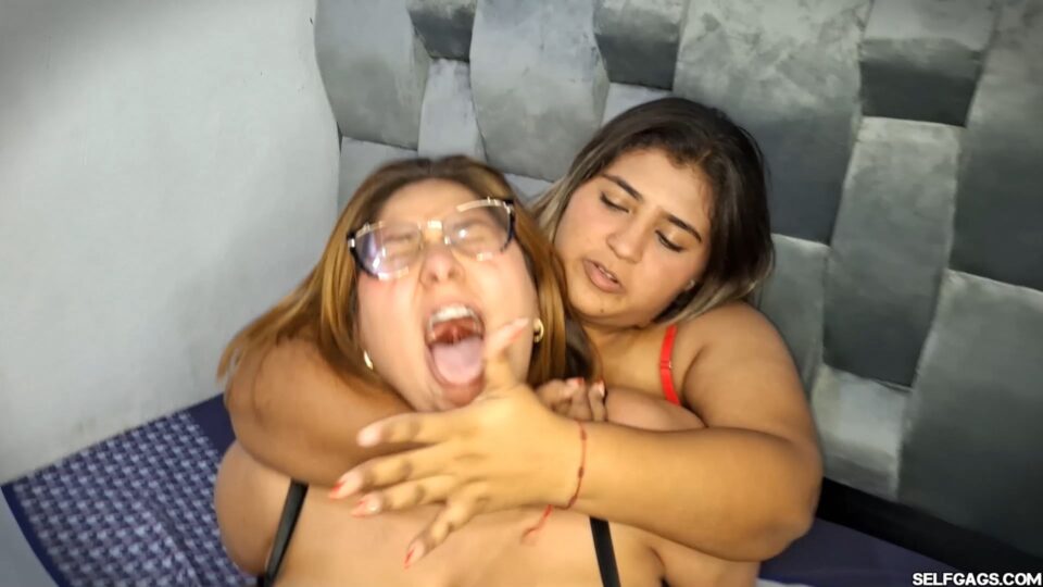 BBW Latina Handgagged Domination: Claudia & Zoe’s Intense Power Play — gallery-7