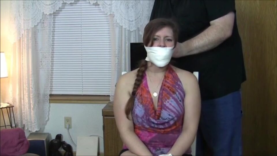Bound And Gagged Amateur Model — gallery-8