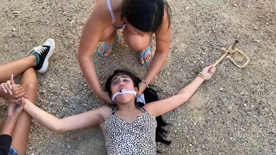 Bullied Damsel Fantasize Of Revenge In Stakeout Bondage! — gallery-2