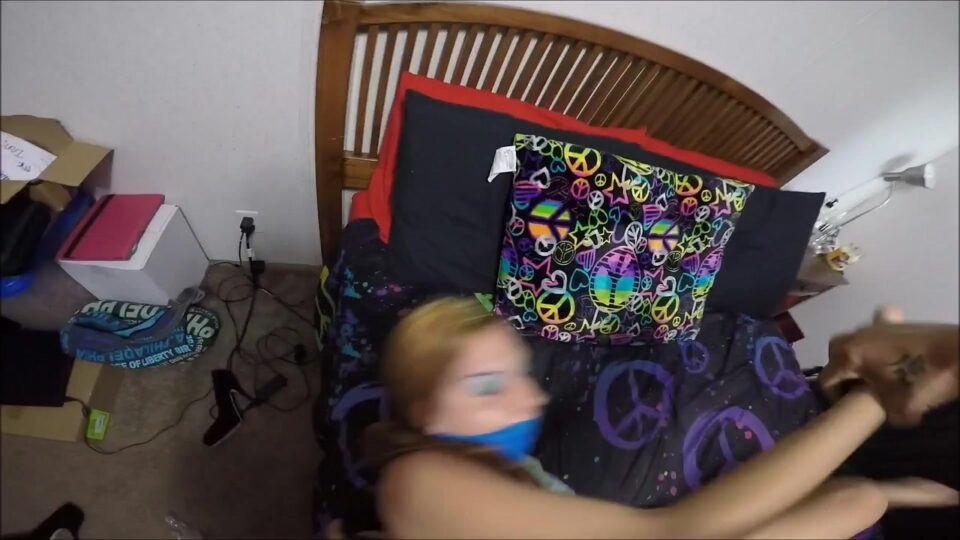 Cheating Girlfriend: Cuffed, Shackled & Wrap Gagged! — gallery-1