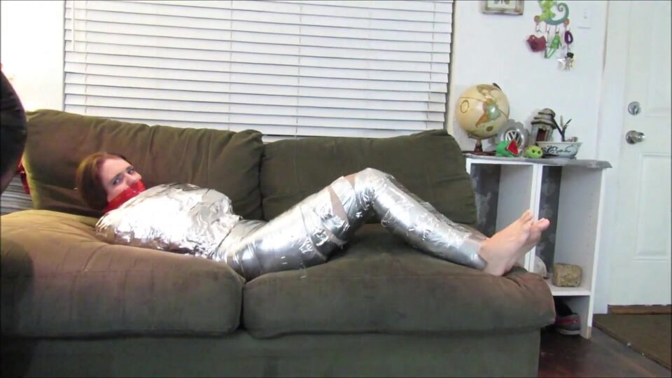 Cocky Escape Artist – Trapped in First-time Mummification Bondage — gallery-6