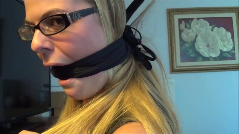 Creative Self Gagging By Sexy Pornstar! — gallery-2