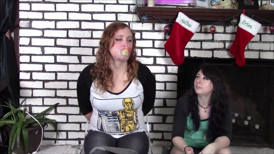 Curious Real-life Girlfriend: Taped up & Gagged for the First Time! — gallery-8