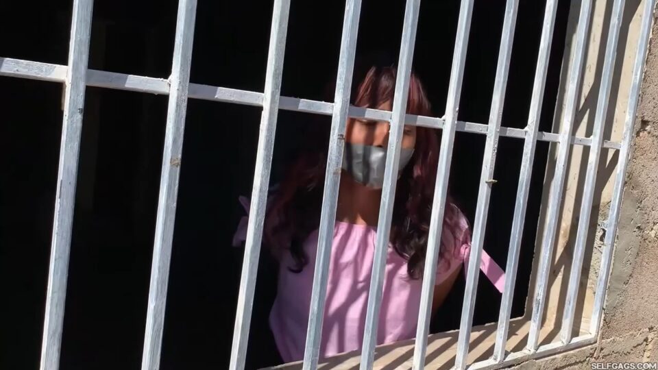 Curious Stepsisters Rope Bound And Tape Gagged By Crazy Woman In Abandoned House — gallery-4