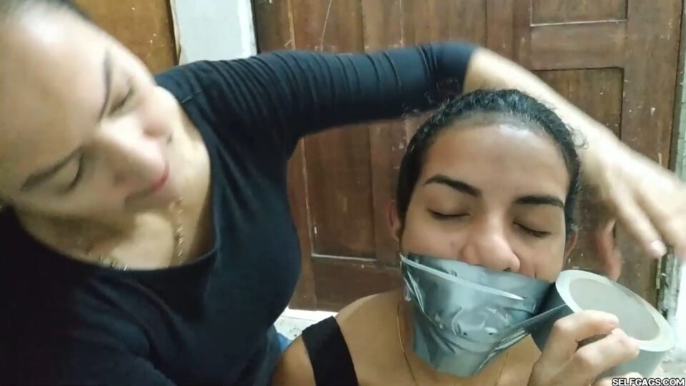 Cute Teenage Thief Frogtied For Lesbian Foot Worship! — gallery-3