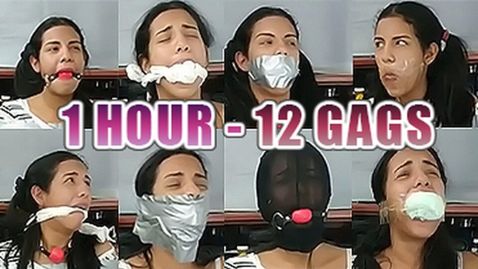 Defiant Teenage Girl Duct-Taped To A Chair And Gagged In 12 Different Ways For 1 Hour Straight! — poster