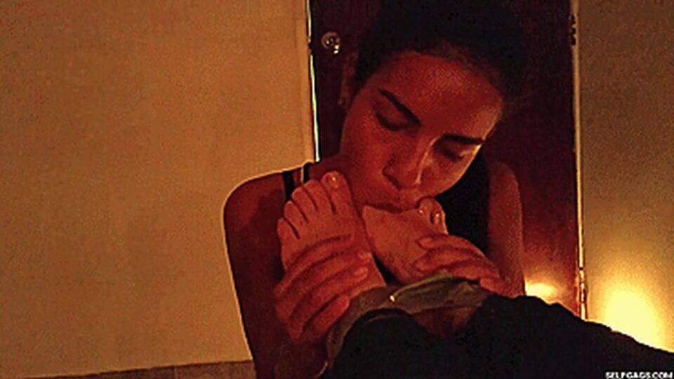 Ditched Stepmom Compensated With Romantic Candlelight Bondage And Foot Worship By Kind Stepdaughter — gallery-6