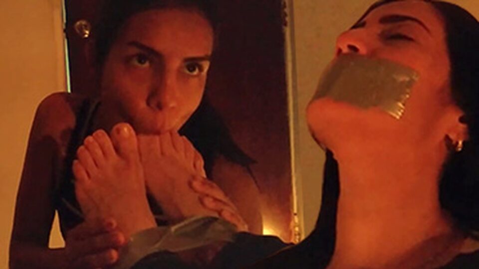 Ditched Stepmom Compensated With Romantic Candlelight Bondage And Foot Worship By Kind Stepdaughter — poster