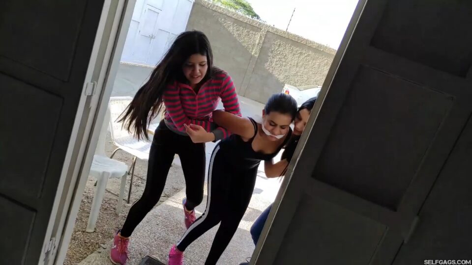 Duct Tape Tied And Turned Piggy Girl By An Effective Pair Of Team-Working Gals! — gallery-1