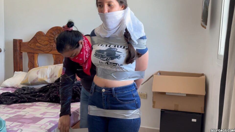 Fantasizing 18-Year-Old Taped & Gagged by Masked MILF — gallery-3