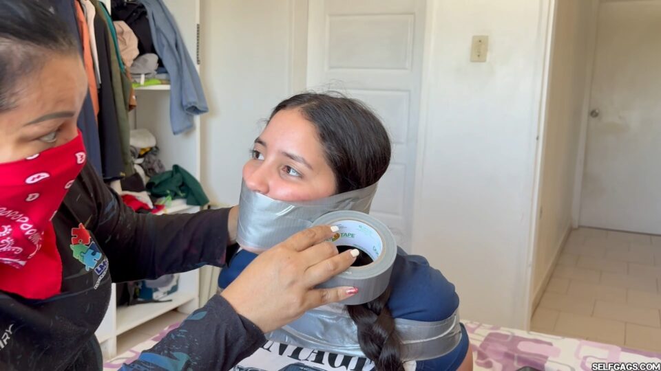 Fantasizing 18-Year-Old Taped & Gagged by Masked MILF — gallery-4