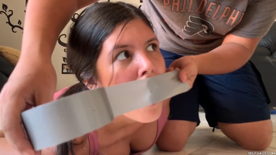 Feisty Jogger Followed Home And Sadistically Foot Whipped In Tough Hogtie! — gallery-2