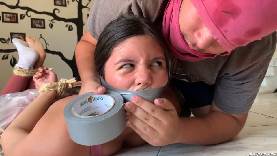 Feisty Jogger Followed Home And Sadistically Foot Whipped In Tough Hogtie! — gallery-3