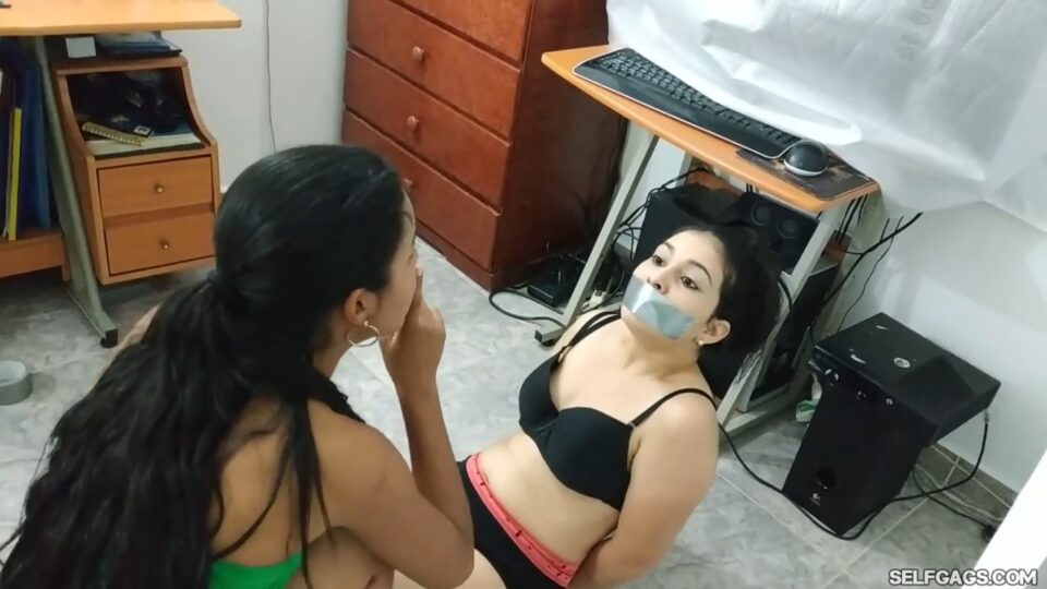 Finding My Big Step-Sister Bound And Gagged: Gonna Tie And Gag Her Better Than The Robber! — gallery-1