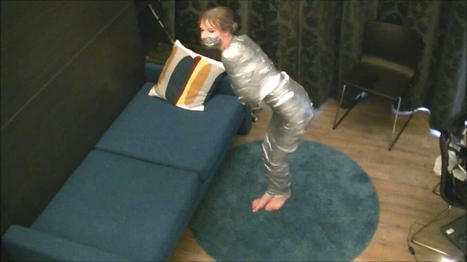 First Time Mummification Bondage For Vanessa! — gallery-1