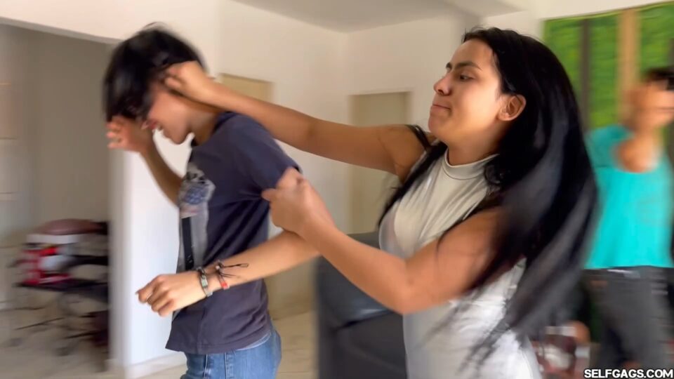 Gagged and Taped for Cheating – Chair Bondage Punishment for a Cock-Hungry Slut — gallery-1