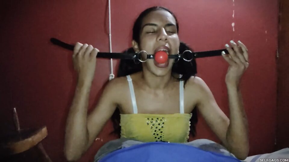 Gagged Bondage Girl Maria Martinez Gives Her FIRST HANDJOB EVER! — gallery-1