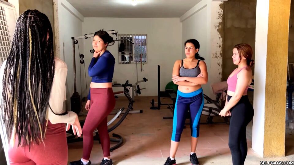 Gagged Gym Squad Bound For Calorie Burning — gallery-1