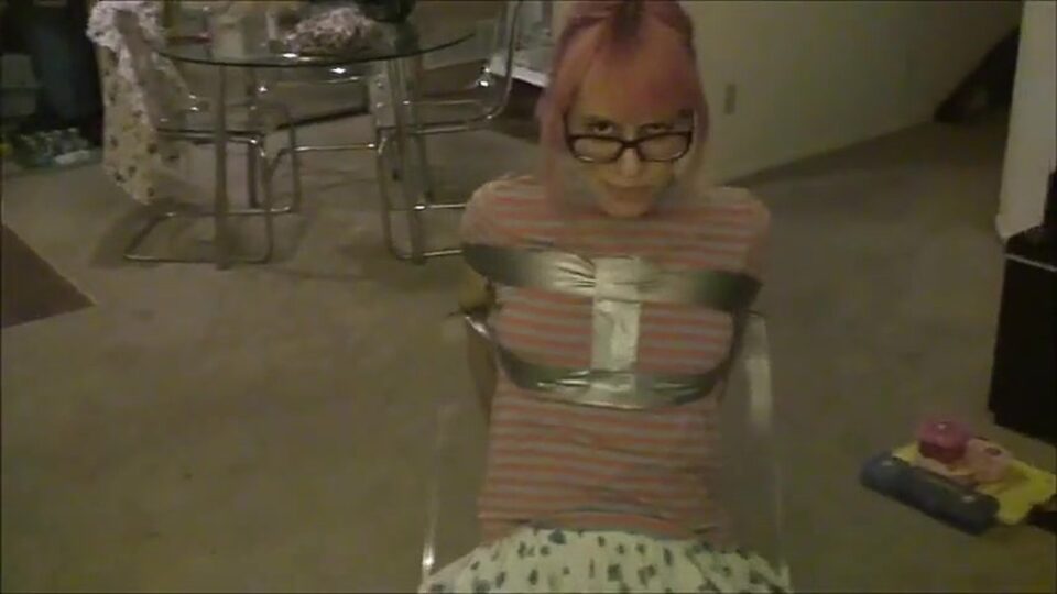 Gagging my bratty little snitch-step-sister again! — gallery-1