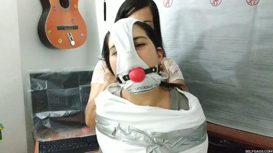 Girl Mummified, Panty Hooded, Gagged And Prepared — gallery-2