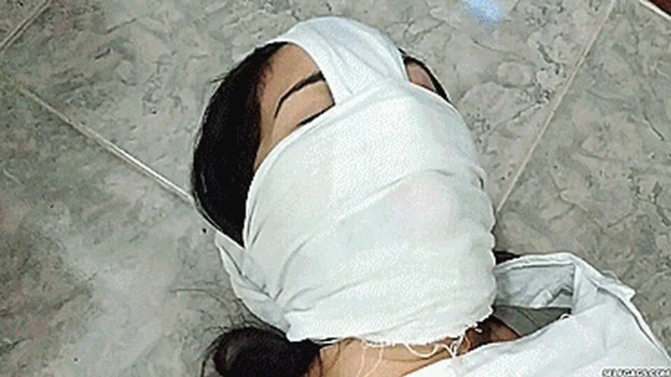 Girl Mummified, Panty Hooded, Gagged And Prepared — gallery-8