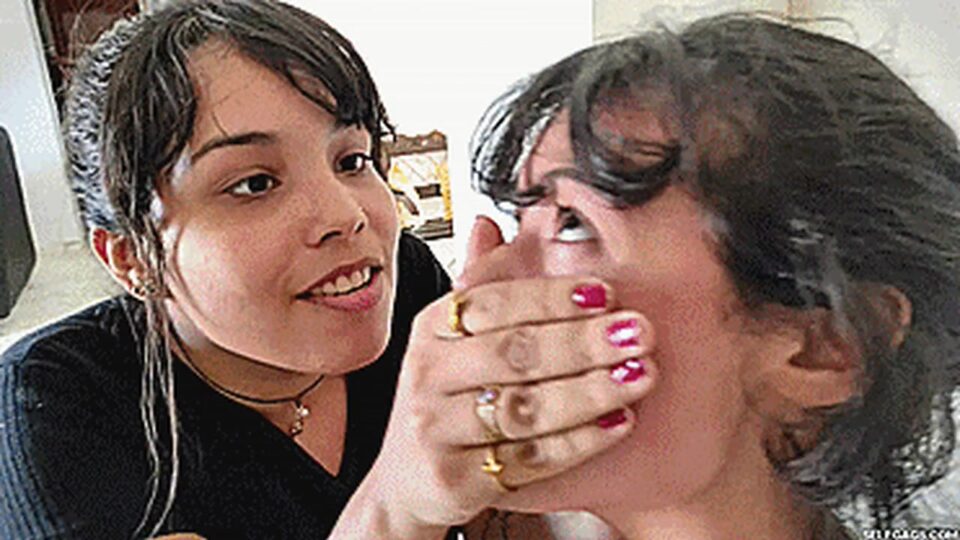 Helpless Bondage Damsel Bound For Handgag And Handsmother! — gallery-8