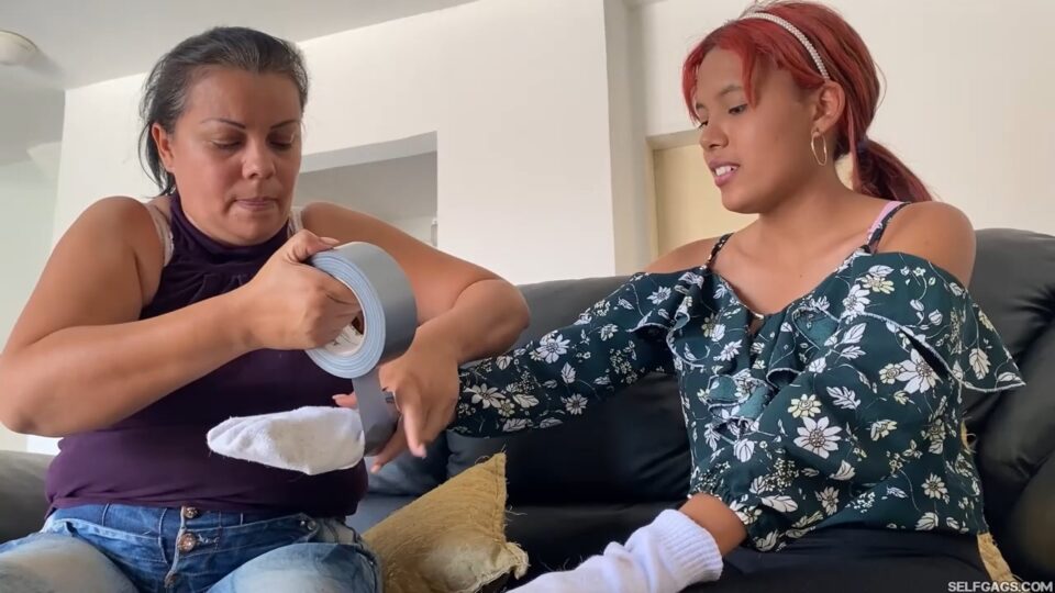 Her Little Princess Wanted To Be Duct Tape Tied Like The Girl From The Bondage Video! — gallery-2