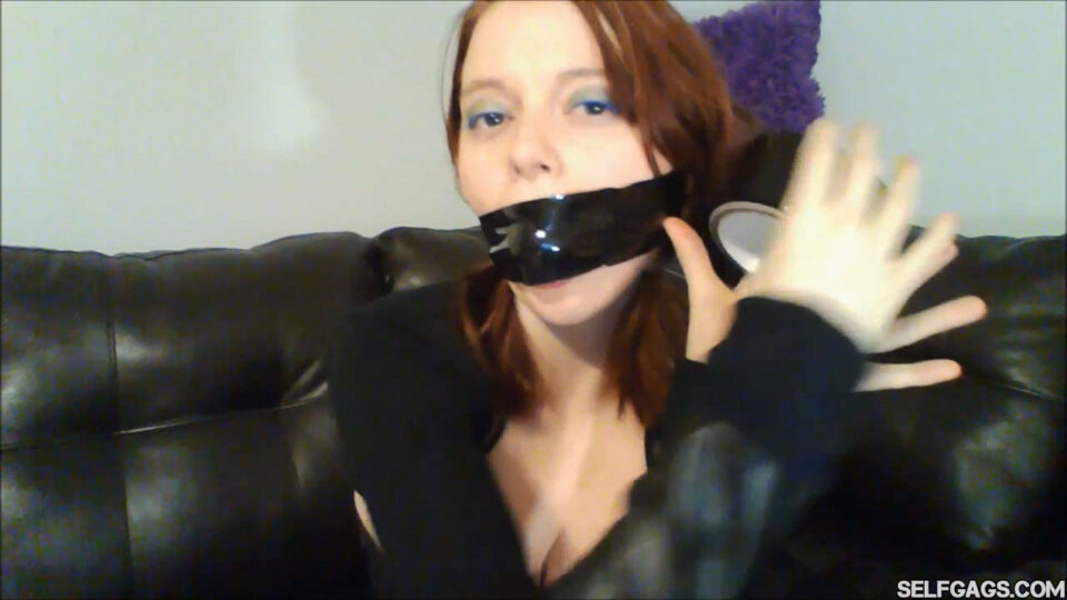 Her Very First Time Gagged! — gallery-4