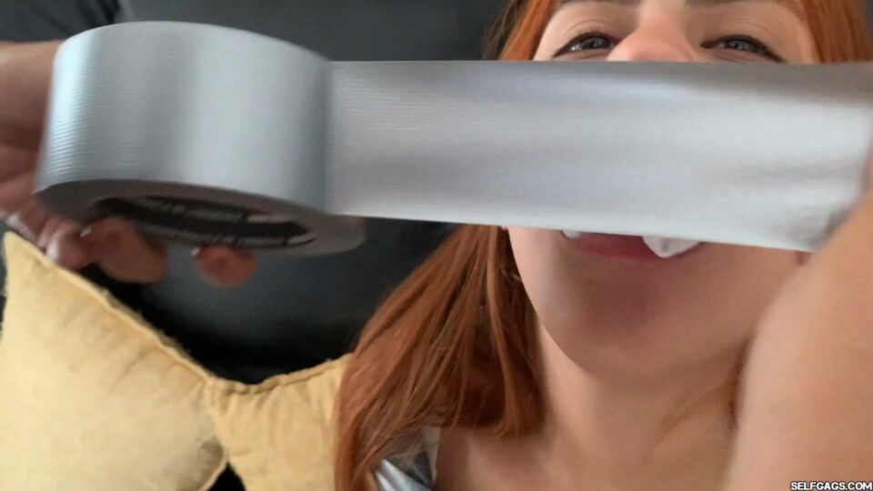Hogtaped Student Lectured With Foot Whipping And Tape Bondage! — gallery-3