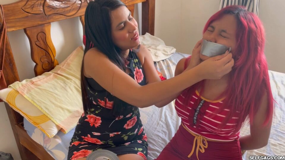 Hogtied Barefoot and Tape Gagged by Her Date’s Overprotective Step-Sister, Laika! — gallery-2